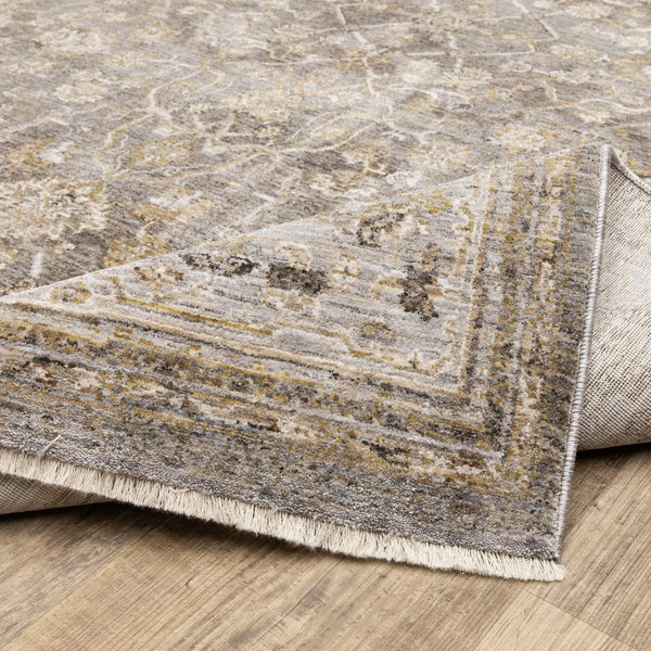 Oriental Weavers Maharaja Elegant Indoor Area Rug - Luxuriously Soft, Sophisticated Design For Classic Home Decor Beige,Grey Polyester M040m1060092st