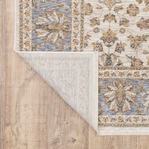Oriental Weavers Maharaja Elegant Indoor Area Rug - Luxurious Softness With Timeless Traditional Design And Color Ivory,Blue Polyester M5091z068235st