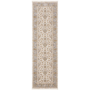 Oriental Weavers Maharaja Elegant Indoor Area Rug - Luxurious Softness With Timeless Traditional Design And Color Ivory,Blue Polyester M5091z068235st
