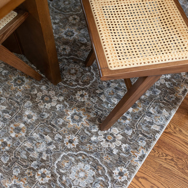 Oriental Weavers Maharaja Indoor Area Rug - Elegant Traditional Design In Soft Polyester For Timeless Home Décor Grey,Tan Polyester M532d1240340st