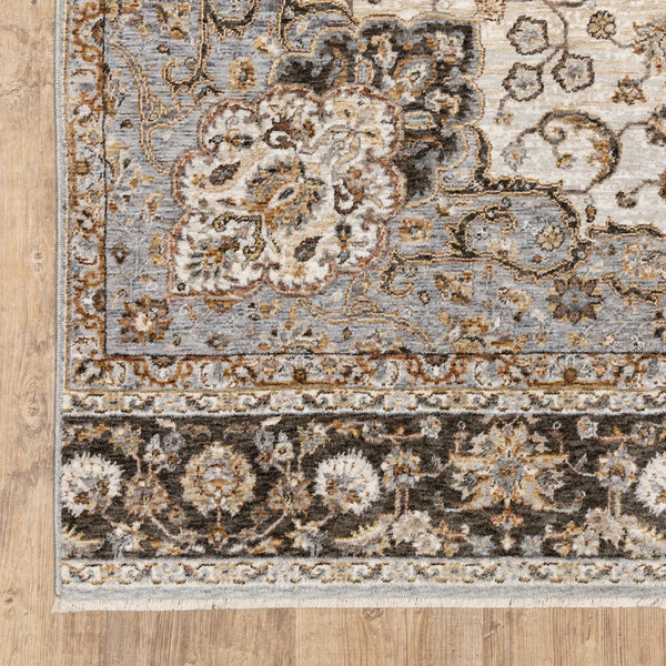 Oriental Weavers Maharaja Elegant Indoor Area Rug - Luxurious Softness With Timeless Traditional Designs And Colors Ivory,Blue Polyester M660j1060092st