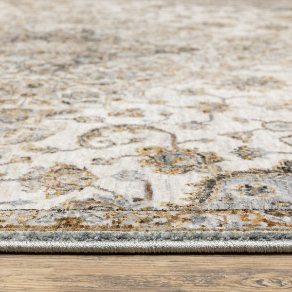 Oriental Weavers Maharaja Elegant Indoor Area Rug - Luxurious Softness With Timeless Traditional Designs And Colors Ivory,Blue Polyester M660j1060092st