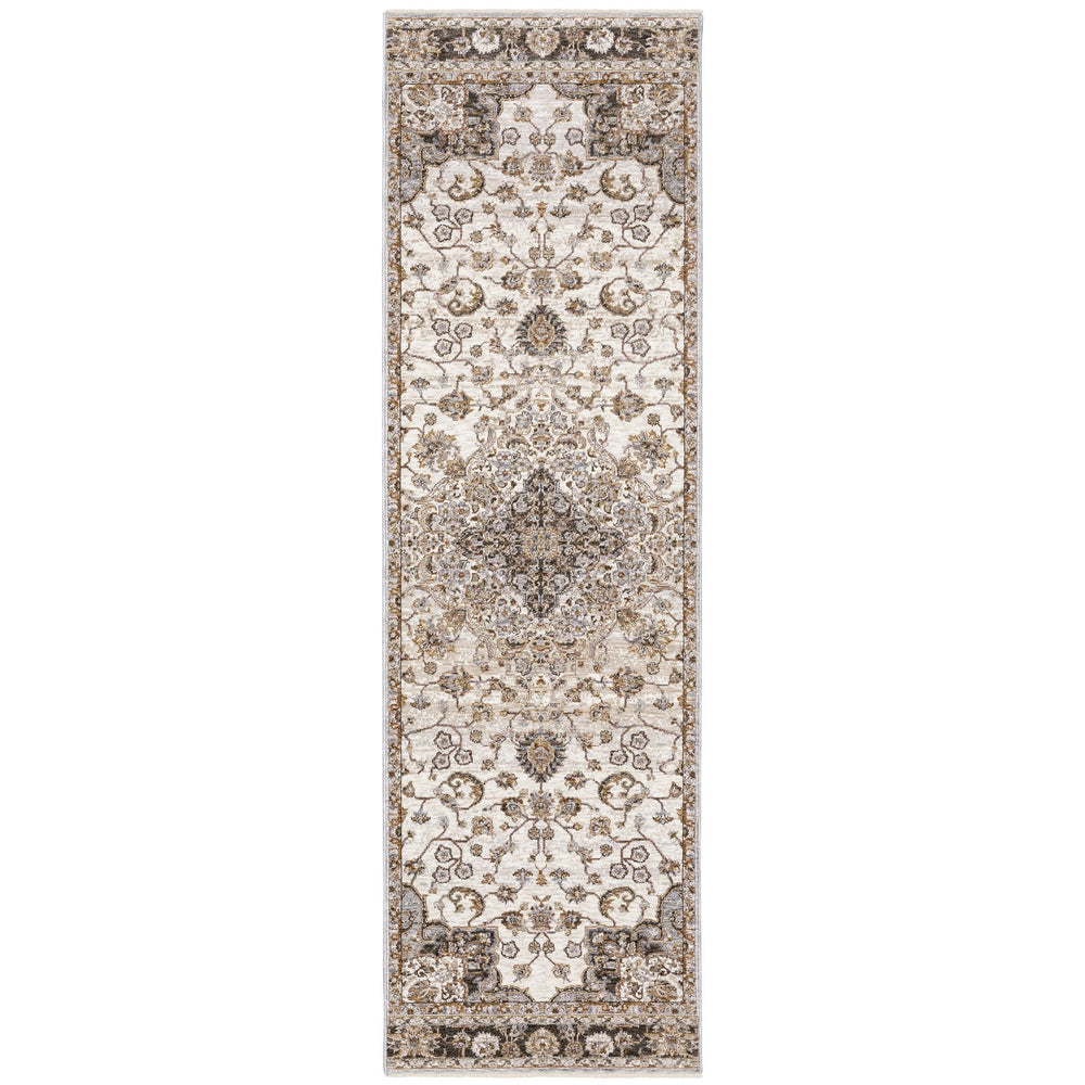 Oriental Weavers Maharaja Elegant Indoor Area Rug - Luxurious Softness With Timeless Traditional Designs And Colors Ivory,Blue Polyester M660j1068235st