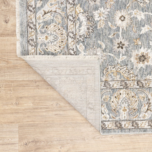 Oriental Weavers Maharaja Elegant Blue And Ivory Indoor Area Rug – Luxurious Softness With Timeless Designs Blue,Ivory Polyester M070a1240rdst