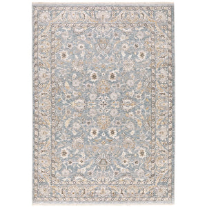 Oriental Weavers Maharaja Indoor Area Rug – Sophisticated Traditional Design In Soft Space-dyed Polyester Elegance Blue,Ivory Polyester M070e1060092st