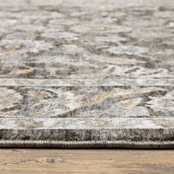 Oriental Weavers Maharaja Elegant Indoor Area Rug - Luxurious Power-loomed Design In Soft, Sophisticated Colors Grey,Ivory Polyester M070n1068235st