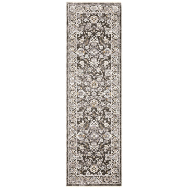 Oriental Weavers Maharaja Elegant Indoor Area Rug - Luxurious Power-loomed Design In Soft, Sophisticated Colors Grey,Ivory Polyester M070n1068235st