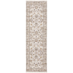 Oriental Weavers Maharaja Elegant Indoor Area Rug - Sophisticated Traditional Design In Soft Space-dyed Polyester Ivory,Grey Polyester M070w1068235st
