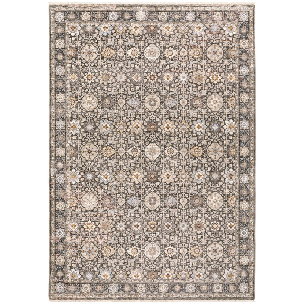 Oriental Weavers Maharaja Indoor Area Rug - Elegant Million Point Design In Sophisticated Color Palette For Home Decor Grey,Ivory Polyester M071n1060092st