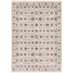 Oriental Weavers Maharaja Elegant Indoor Area Rug - Luxuriously Soft Polyester In Sophisticated Traditional Design Ivory,Gold Polyester M071w1060092st