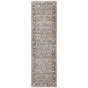 Oriental Weavers Maharaja Elegant Indoor Area Rug - Luxurious Softness With Sophisticated Traditional Design Grey,Blue Polyester M091e1068235st