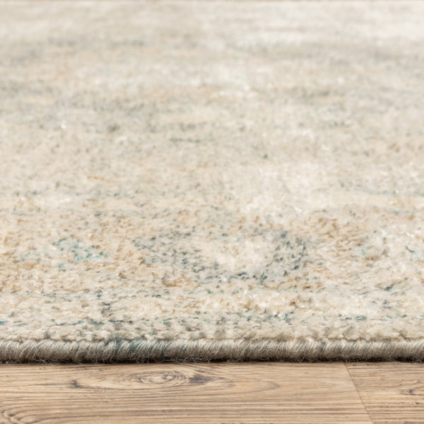 Oriental Weavers Malabar Luxurious Hand-loomed Indoor Area Rug With Persian Design In Soft Colors For Elegant Spaces Beige,Grey Polyester M45303076243st