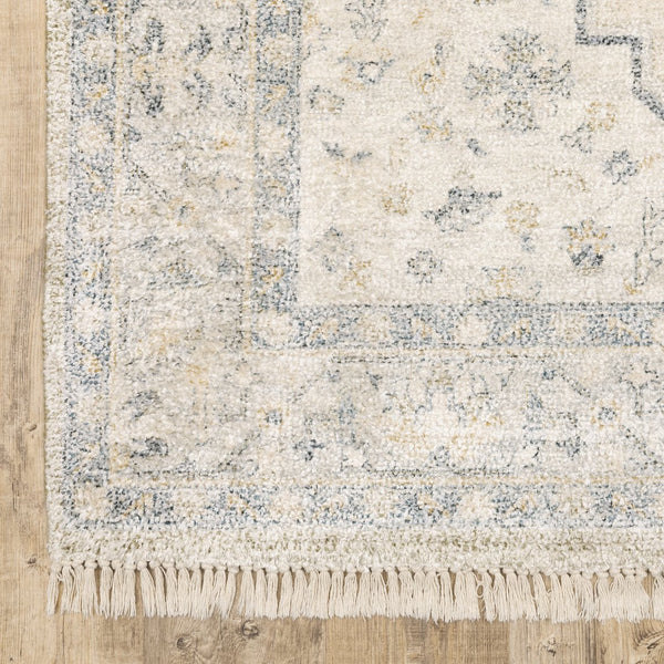 Oriental Weavers Malabar Luxurious Hand-loomed Indoor Area Rug With Persian Design And Soft Chenille Texture Beige,Charcoal Polyester M45304076243st