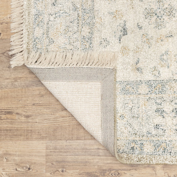 Oriental Weavers Malabar Luxurious Hand-loomed Indoor Area Rug With Persian Design And Soft Chenille Texture Beige,Charcoal Polyester M45304076243st