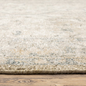 Oriental Weavers Malabar Luxurious Hand-loomed Indoor Area Rug With Persian Design And Soft Chenille Texture Beige,Charcoal Polyester M45304076243st