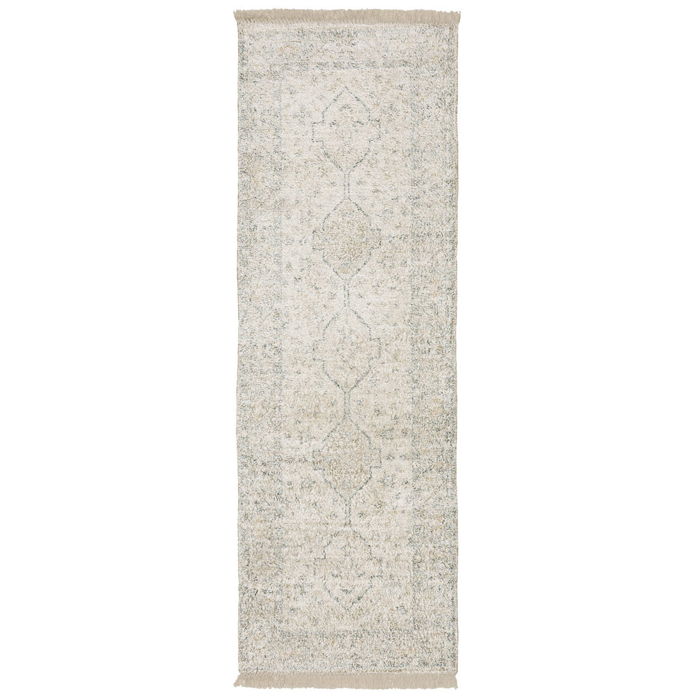 Oriental Weavers Malabar Luxurious Hand-loomed Indoor Area Rug With Persian Design And Soft Chenille Texture Beige,Charcoal Polyester M45304076243st