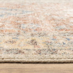 Oriental Weavers Malabar Indoor Area Rug - Luxurious Hand-loomed Chenille With Stunning Persian Design And Colors Orange,Blue Polyester M45305076243st