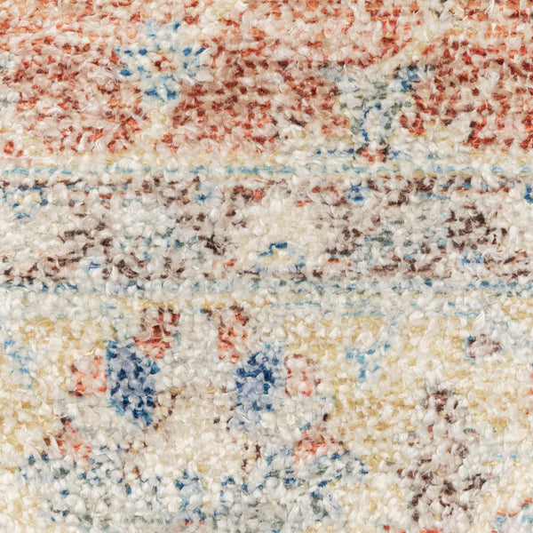 Oriental Weavers Malabar Indoor Area Rug - Luxurious Hand-loomed Chenille With Stunning Persian Design And Colors Orange,Blue Polyester M45305076243st