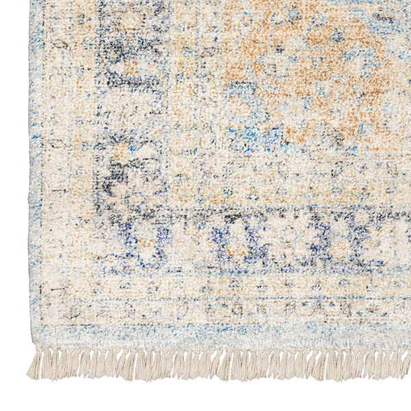Oriental Weavers Malabar Luxurious Hand-loomed Indoor Area Rug Featuring Persian Designs And Soft Chenille Texture Blue,Beige Polyester M45306076243st
