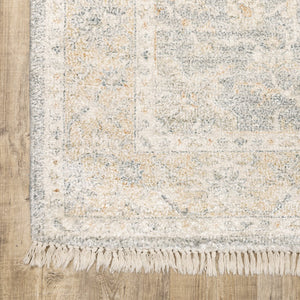 Oriental Weavers Malabar Luxurious Hand-loomed Chenille Area Rug With Persian Design In Subtle Rich Colors Grey,Beige Polyester M45307076243st