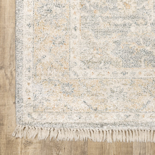 Oriental Weavers Malabar Luxurious Hand-loomed Chenille Area Rug With Persian Design In Subtle Rich Colors Grey,Beige Polyester M45307076243st