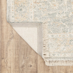 Oriental Weavers Malabar Luxurious Hand-loomed Chenille Area Rug With Persian Design In Subtle Rich Colors Grey,Beige Polyester M45307076243st