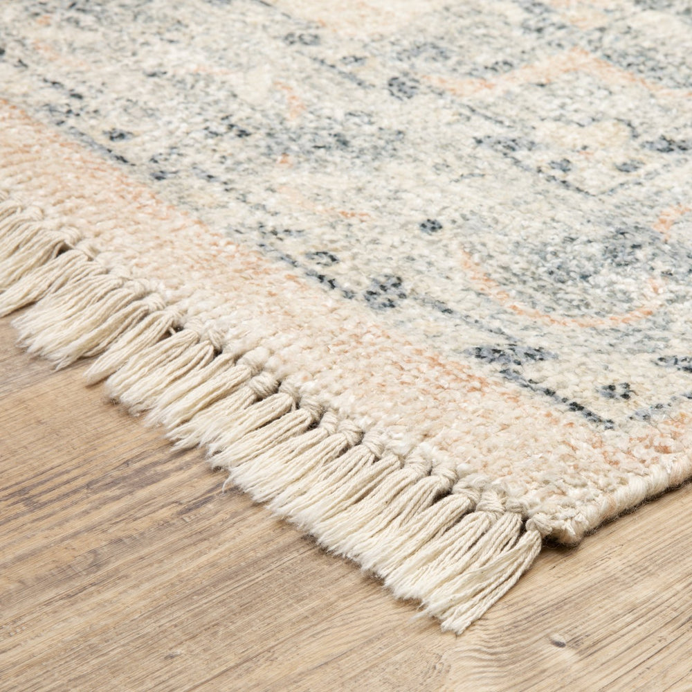 Oriental Weavers Malabar Luxurious Hand-loomed Chenille Area Rug With Persian Design And Soft Color Palette For Indoors Beige,Grey Polyester M45308076243st