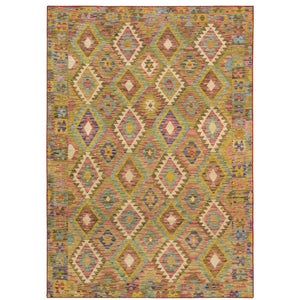 Oriental Weavers Malibu Indoor Area Rug - Machine Washable, Non-slip Backing, Perfect For High-traffic Spaces Gold,Multi Polyester Mmal07228305st
