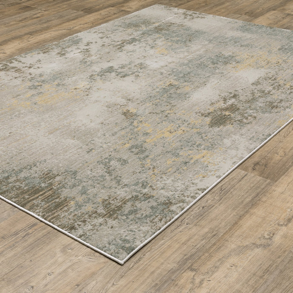 Oriental Weavers Mallory Beige And Yellow Indoor Area Rug – Soft, Textured Abstract Design For Modern Spaces Beige,Yellow Polypropylene Mmal02300390st
