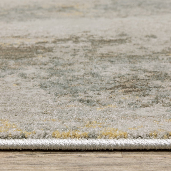 Oriental Weavers Mallory Beige And Yellow Indoor Area Rug – Soft, Textured Abstract Design For Modern Spaces Beige,Yellow Polypropylene Mmal02300390st