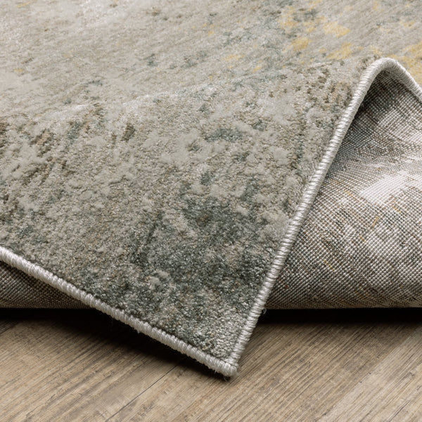 Oriental Weavers Mallory Beige And Yellow Indoor Area Rug – Soft, Textured Abstract Design For Modern Spaces Beige,Yellow Polypropylene Mmal02300390st