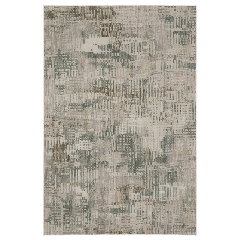 Oriental Weavers Mallory Beige & Blue Indoor Area Rug - Soft Textured, Abstract Design, Earthy Tones - 2'3" X 7'6" Beige,Blue Polypropylene Mmal03068230st