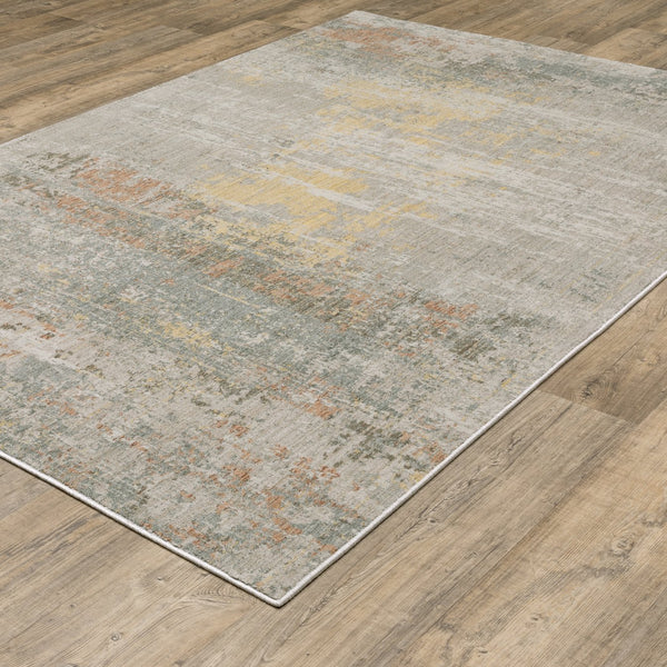 Oriental Weavers Mallory Indoor Area Rug - Organic Abstract Design In Earth Tones, Soft Texture For Stylish Comfort Grey,Multi Polypropylene Mmal05160230st