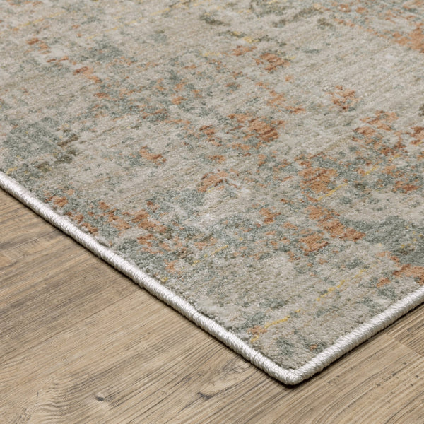 Oriental Weavers Mallory Indoor Area Rug - Organic Abstract Design In Earth Tones, Soft Texture For Stylish Comfort Grey,Multi Polypropylene Mmal05160230st