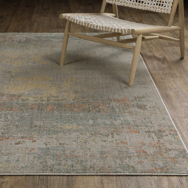 Oriental Weavers Mallory Indoor Area Rug - Organic Abstract Design In Earth Tones, Soft Texture For Stylish Comfort Grey,Multi Polypropylene Mmal05160230st