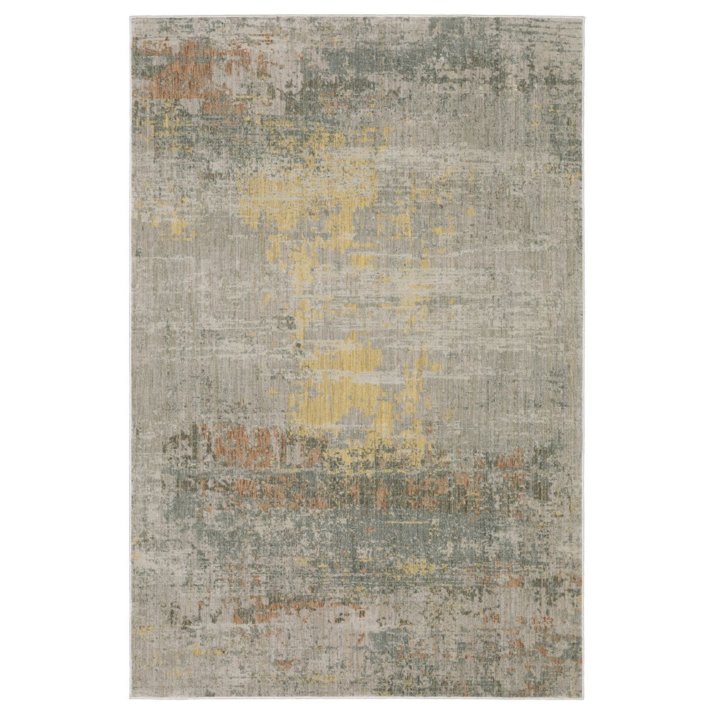 Oriental Weavers Mallory Indoor Area Rug - Organic Abstract Design In Earth Tones, Soft Texture For Stylish Comfort Grey,Multi Polypropylene Mmal05160230st
