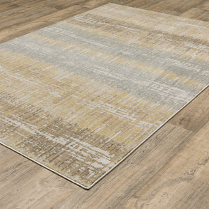 Oriental Weavers Mallory Gold And Brown Indoor Area Rug - Soft, Textured, Organic Abstract Design For Elegant Spaces Gold,Brown Polypropylene Mmal06160230st