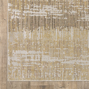 Oriental Weavers Mallory Gold And Brown Indoor Area Rug - Soft, Textured, Organic Abstract Design For Elegant Spaces Gold,Brown Polypropylene Mmal06160230st