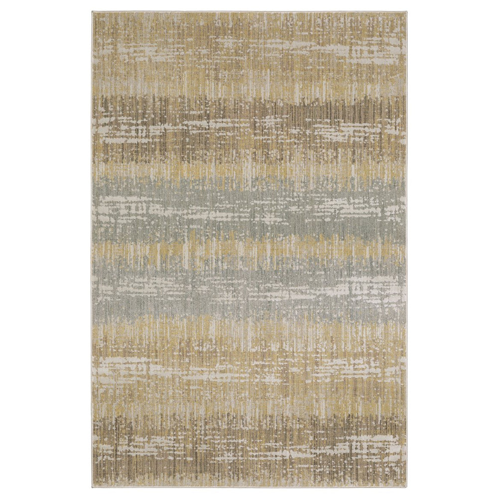 Oriental Weavers Mallory Gold And Brown Indoor Area Rug - Soft, Textured, Organic Abstract Design For Elegant Spaces Gold,Brown Polypropylene Mmal06160230st