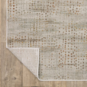 Oriental Weavers Mallory Grey And Gold Indoor Area Rug – Soft, Textured Abstract Design For Cozy Home Décor Grey,Gold Polypropylene Mmal10100152st