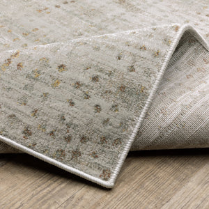 Oriental Weavers Mallory Grey And Gold Indoor Area Rug – Soft, Textured Abstract Design For Cozy Home Décor Grey,Gold Polypropylene Mmal10100152st