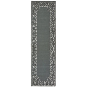 Oriental Weavers Marina Indoor/Outdoor Area Rug - Elegant Neutral Palette With Timeless Patterns For Any Space Grey,Ivory Polypropylene M1247x067230st