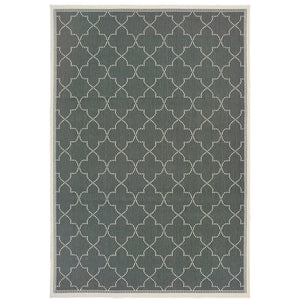 Oriental Weavers Marina Elegant Indoor/Outdoor Area Rug In Classic Neutrals - Timeless Design For Any Space Grey,Ivory Polypropylene M6025l240330st