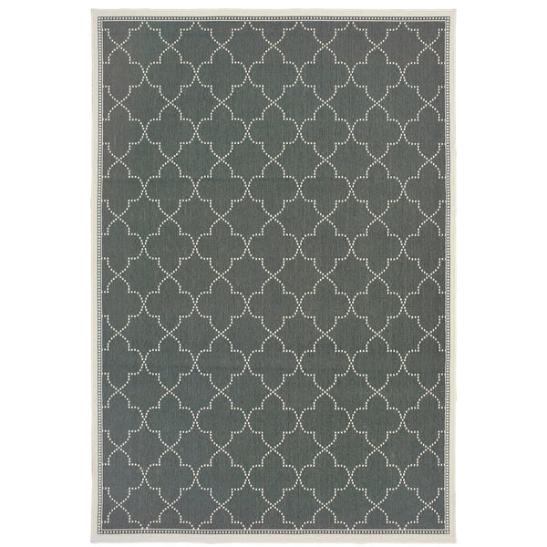 Oriental Weavers Marina Elegant Indoor/Outdoor Area Rug In Classic Neutrals - Timeless Design For Any Space Grey,Ivory Polypropylene M6025l240330st