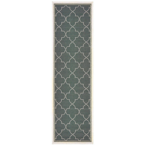 Oriental Weavers Marina Elegant Indoor/Outdoor Area Rug In Classic Neutrals - Timeless Design For Any Space Grey,Ivory Polypropylene M6025l067230st