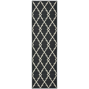 Oriental Weavers Marina Elegant Indoor/Outdoor Area Rug - Timeless Design With Classic Neutral Palette For Your Space Black,Ivory Polypropylene M7763k067230st