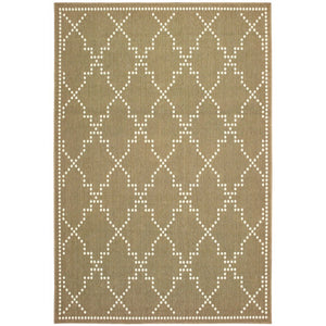 Oriental Weavers Marina Elegant Indoor/Outdoor Area Rug - Sophisticated Patterns In Classic Neutral Palette Tan,Ivory Polypropylene M7765y160230st