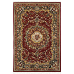 Oriental Weavers Masterpiece Luxurious Indoor Area Rug With Timeless Persian Patterns In Classic Traditional Colors Red,Multi Polypropylene M113r2117165st