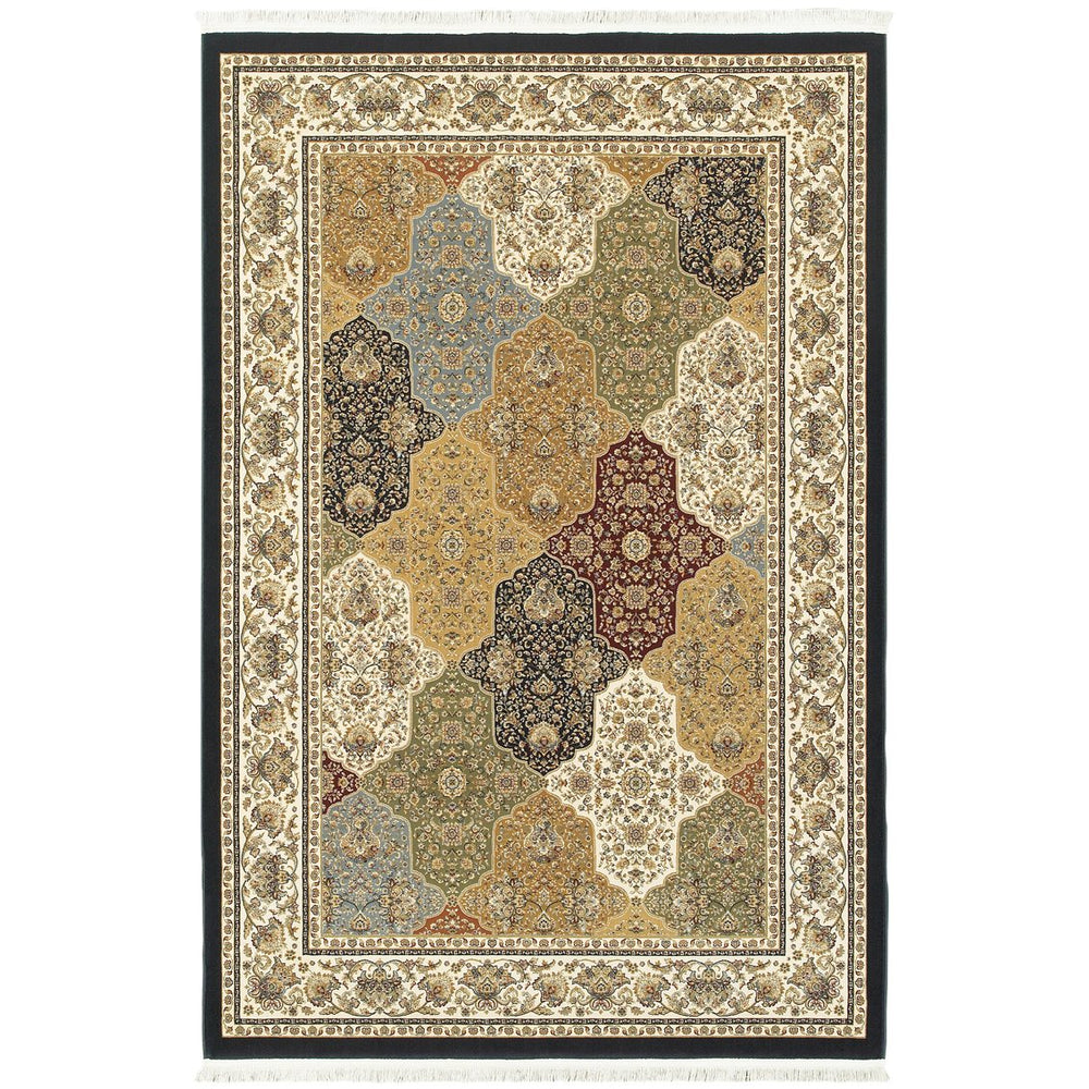 Oriental Weavers Masterpiece Indoor Area Rug - Timeless Persian Patterns In Classic Colors For Elegant Home Décor Navy,Multi Polypropylene M1331x117165st