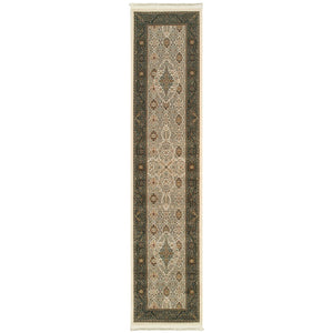 Oriental Weavers Masterpiece Indoor Area Rug - Exquisite Persian Patterns In Timeless Navy & Garnet Red Design Ivory,Dark Blue Polypropylene M1335i068305st